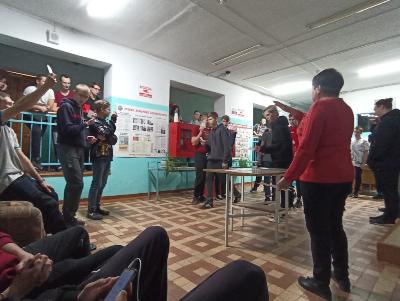 Посвящение для первокурсников в общежитии